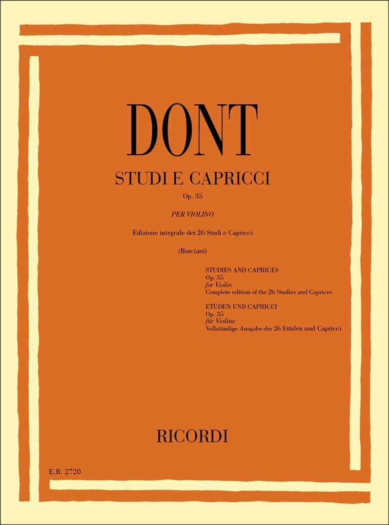 Studi E Capricci Op. 35